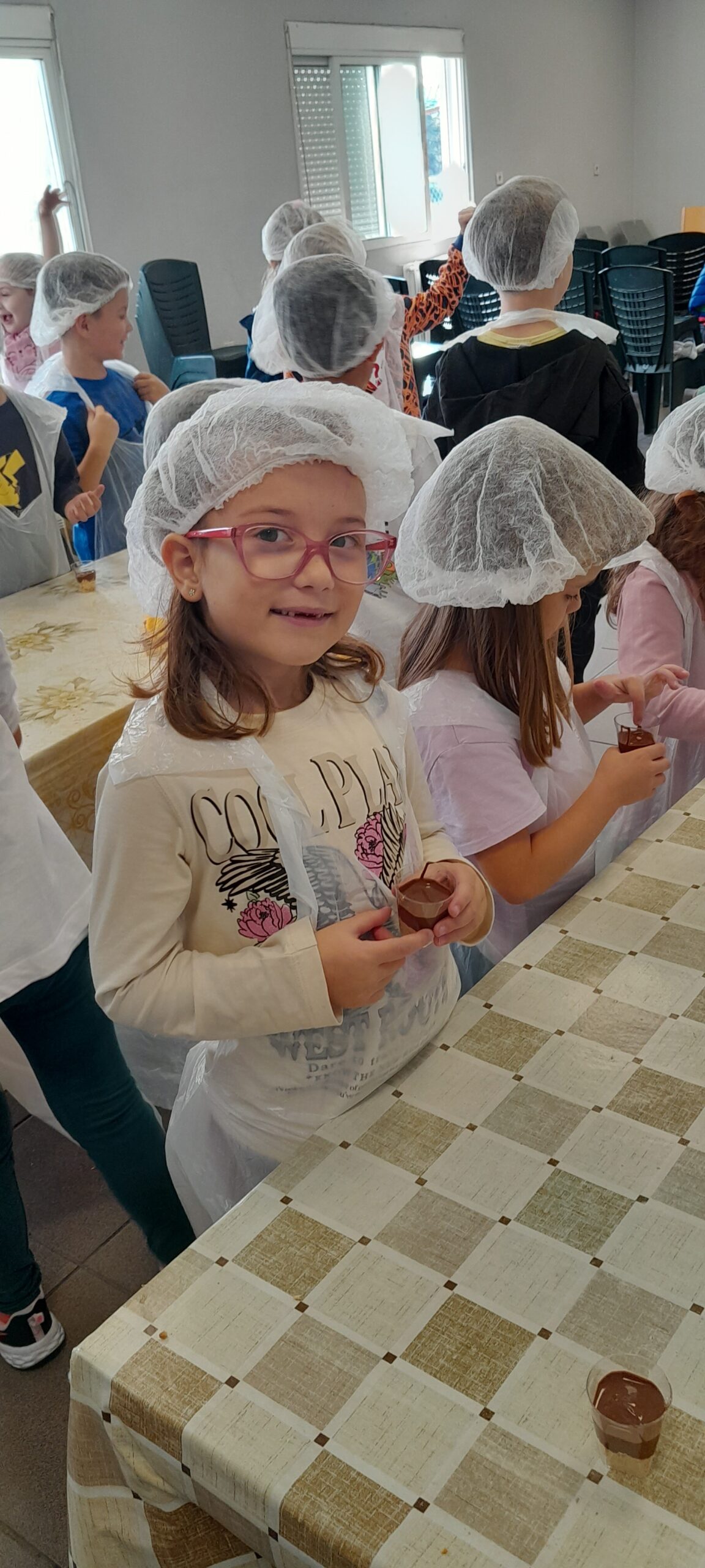 Φωτογραφία από το εκπαιδευτικό βιωματικό πρόγραμμα: ¨Εργαστήρι Σοκολάτας¨.